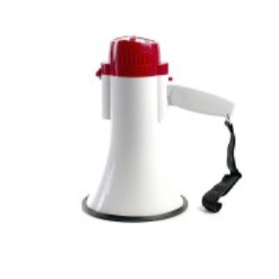 MG-206RUL (white/red) ручной мегафон 15Вт