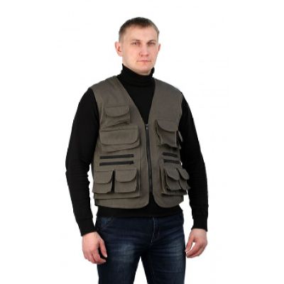 Жилет мужской Профи рип-стоп хаки